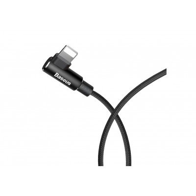 Кабель USB BASEUS MVP Elbow Type, USB - Lightning, 2А, 1 м, черный, угловой Кабель USB BASEUS MVP Elbow Type, USB - Lightning, 2А, 1 м, черный, угловой
