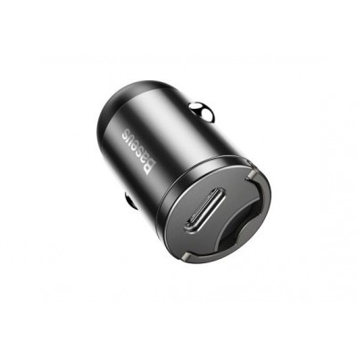 Автомобильное зарядное устройство BASEUS Tiny Star Mini, USB-C, 5A, 30 Вт, серый Автомобильное зарядное устройство BASEUS Tiny Star Mini, USB-C, 5A, 30 Вт, серый