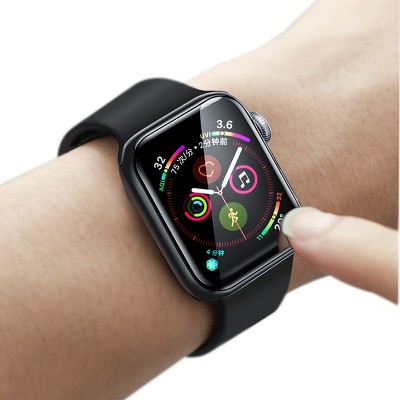 Защитное стекло BASEUS SGAPWA4-G01 для Apple Watch, прозрачный+черная рамка, 40mm Защитное стекло BASEUS SGAPWA4-G01 для Apple Watch, прозрачный+черная рамка, 40mm