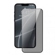 Защитное стекло BASEUS SGQP020401 для iPhone 13/13 Pro 6.1"/ iPhone 14 6.1", 0.23mm, прозрачный+черная рамка, 2pcs