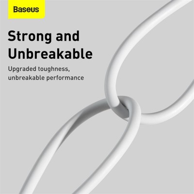 Кабель USB BASEUS Superior Series Fast Charging, USB - Lightning, 2.4А, 1 м, белый Кабель USB BASEUS Superior Series Fast Charging, USB - Lightning, 2.4А, 1 м, белый