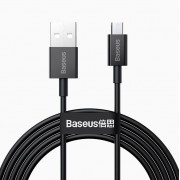 Кабель USB BASEUS Superior Series Fast Charging, USB - MicroUSB, 2А, 2 м, черный