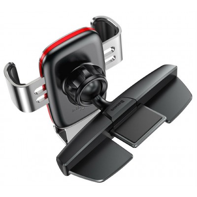 Автомобильный держатель BASEUS Metal Age, серебряный, на CD слот Автомобильный держатель BASEUS Metal Age, серебряный, на CD слот