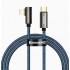 Кабель USB-C BASEUS Legend Series Elbow, Type-C - Lightning, 20W, 1 м, синий Кабель USB-C BASEUS Legend Series Elbow, Type-C - Lightning, 20W, 1 м, синий