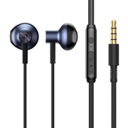 Проводные наушники BASEUS Encok H19, Jack 3.5mm, черный
