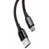 Кабель USB BASEUS C-shaped Light, USB - Type-C, 3A, 1 м, черный, интеллектуальный Кабель USB BASEUS C-shaped Light, USB - Type-C, 3A, 1 м, черный, интеллектуальный