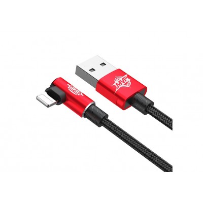 Кабель USB BASEUS MVP Elbow Type, USB - Lightning, 2А, 1 м, красный, угловой Кабель USB BASEUS MVP Elbow Type, USB - Lightning, 2А, 1 м, красный, угловой