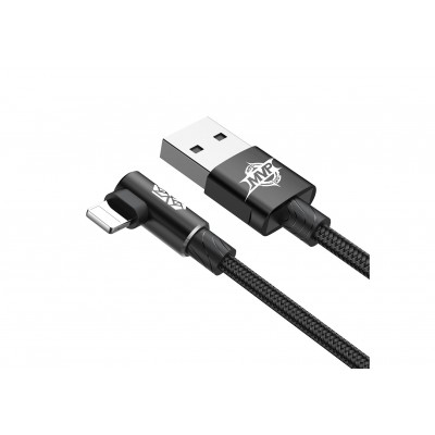 Кабель USB BASEUS MVP Elbow Type, USB - Lightning, 2А, 1 м, черный, угловой Кабель USB BASEUS MVP Elbow Type, USB - Lightning, 2А, 1 м, черный, угловой