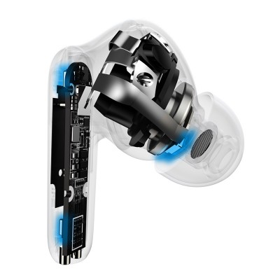 Беспроводные наушники BASEUS SIMU S2, Bluetooth, 45 мАч, белый Беспроводные наушники BASEUS SIMU S2, Bluetooth, 45 мАч, белый