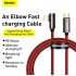 Кабель USB-C BASEUS Legend Series Elbow, Type-C - Lightning, 20W, 1 м, красный Кабель USB-C BASEUS Legend Series Elbow, Type-C - Lightning, 20W, 1 м, красный