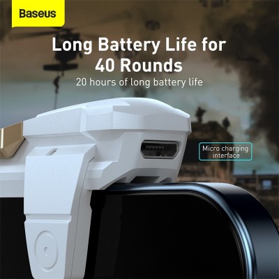 Триггеры BASEUS GAMO Mobile Game GA09, белый Триггеры BASEUS GAMO Mobile Game GA09, белый