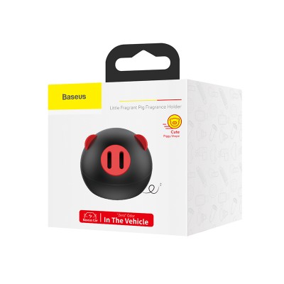 Ароматизатор BASEUS Little Fragrant Pig, черный Ароматизатор BASEUS Little Fragrant Pig, черный