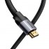 Кабель HDMI BASEUS Enjoyment Series, 4KHD - 4KHD, 0,5 м, черный Кабель HDMI BASEUS Enjoyment Series, 4KHD - 4KHD, 0,5 м, черный