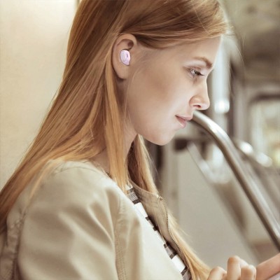 Беспроводные наушники BASEUS Encok WM01, Bluetooth, фиолетовый Беспроводные наушники BASEUS Encok WM01, Bluetooth, фиолетовый