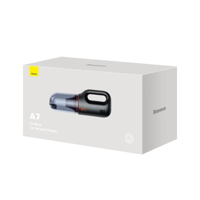 Автомобильный пылесос BASEUS A7 Cordless, 2000 мАч, черный Автомобильный пылесос BASEUS A7 Cordless, 2000 мАч, черный