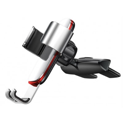 Автомобильный держатель BASEUS Metal Age, серебряный, на CD слот Автомобильный держатель BASEUS Metal Age, серебряный, на CD слот