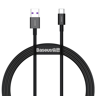 Кабель USB BASEUS Superior Series Fast Charging, USB - Type-C, 66W, 1 м, черный Кабель USB BASEUS Superior Series Fast Charging, USB - Type-C, 66W, 1 м, черный
