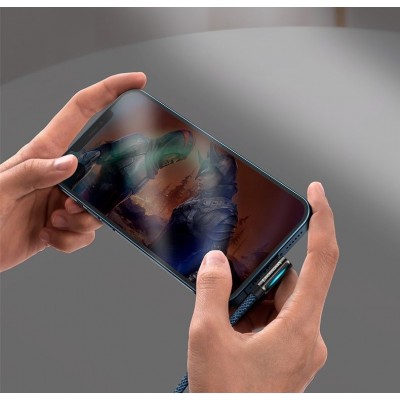 Кабель USB BASEUS Legend Series Elbow, USB - Lightning, 2.4А, 2 м, синий Кабель USB BASEUS Legend Series Elbow, USB - Lightning, 2.4А, 2 м, синий