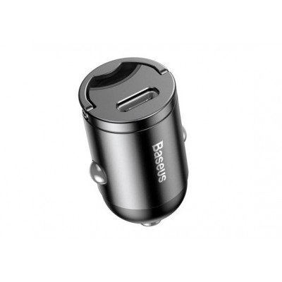 Автомобильное зарядное устройство BASEUS Tiny Star Mini, USB-C, 5A, 30 Вт, серый Автомобильное зарядное устройство BASEUS Tiny Star Mini, USB-C, 5A, 30 Вт, серый