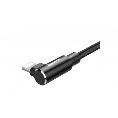Кабель USB BASEUS MVP Elbow Type, USB - Lightning, 2А, 1 м, черный, угловой Кабель USB BASEUS MVP Elbow Type, USB - Lightning, 2А, 1 м, черный, угловой