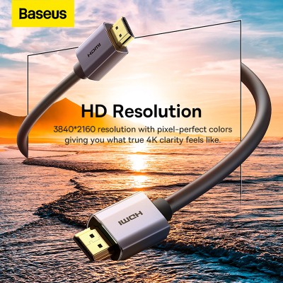 Кабель HDMI BASEUS High Definition Series Graphene, 4KHDMI - 4KHDMI, 3 м, черный Кабель HDMI BASEUS High Definition Series Graphene, 4KHDMI - 4KHDMI, 3 м, черный