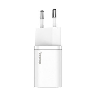 Зарядное устройство BASEUS Super Si USB-C, 3A, 20W, белый Зарядное устройство BASEUS Super Si USB-C, 3A, 20W, белый