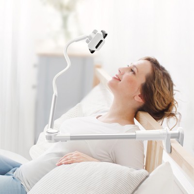 Настольный держатель BASEUS Otaku Life Rotary Adjustment, серебристый Настольный держатель BASEUS Otaku Life Rotary Adjustment, серебристый