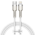 Кабель USB-C BASEUS Cafule Series Metal, Type-C - Lightning, 20W, 1 м, белый Кабель USB-C BASEUS Cafule Series Metal, Type-C - Lightning, 20W, 1 м, белый