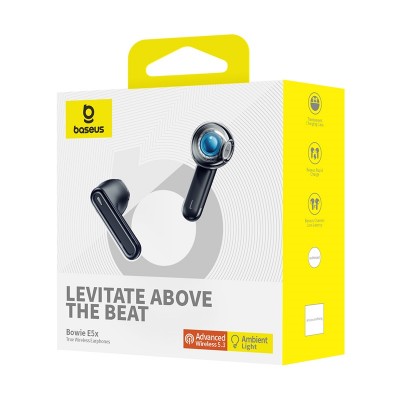 Беспроводные наушники BASEUS E5x(Overseas Edition), Bluetooth, черный Беспроводные наушники BASEUS E5x(Overseas Edition), Bluetooth, черный