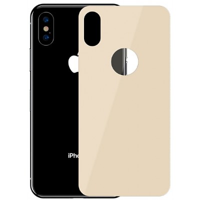 Защитное стекло BASEUS SGAPIPH58-BM0V для iPhone XS, заднее, золотой Защитное стекло BASEUS SGAPIPH58-BM0V для iPhone XS, заднее, золотой
