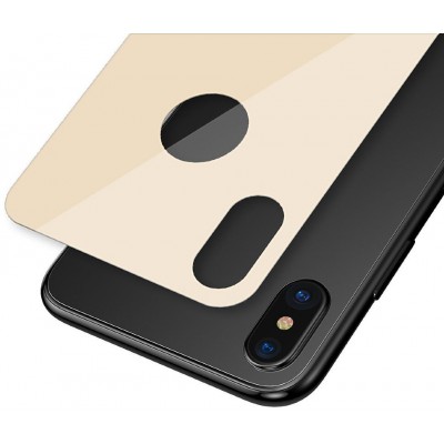 Защитное стекло BASEUS SGAPIPH58-BM0V для iPhone XS, заднее, золотой Защитное стекло BASEUS SGAPIPH58-BM0V для iPhone XS, заднее, золотой