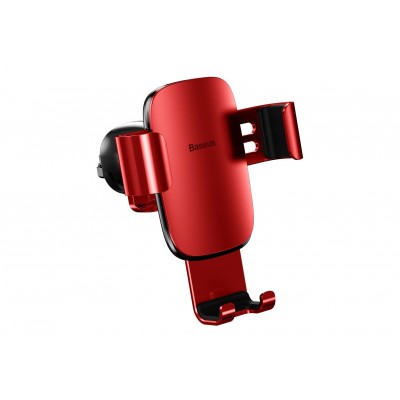 Автомобильный держатель BASEUS Metal Age, красный, на воздуховод Автомобильный держатель BASEUS Metal Age, красный, на воздуховод