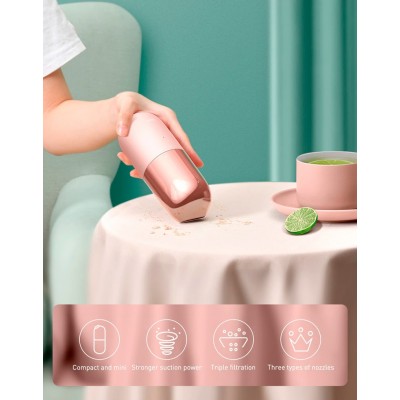 Настольный пылесос BASEUS C1, розовый Настольный пылесос BASEUS C1, розовый