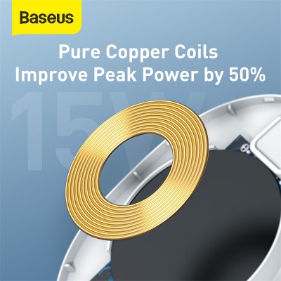 Беспроводное зарядное устройство BASEUS Jelly BS-W510, 2A, 18W, белый Беспроводное зарядное устройство BASEUS Jelly BS-W510, 2A, 18W, белый