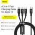 Кабель USB-C BASEUS Rapid 3-in-1, USB-C - MicroUSB+Type-C+Lightning, 3.5A, 1.5 м, черный Кабель USB-C BASEUS Rapid 3-in-1, USB-C - MicroUSB+Type-C+Lightning, 3.5A, 1.5 м, черный