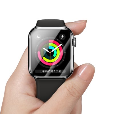 Защитное стекло BASEUS SGAPWA4-E01 для Apple Watch 1/2/3, 0.2mm, прозрачный+черная рамка, 38mm Защитное стекло BASEUS SGAPWA4-E01 для Apple Watch 1/2/3, 0.2mm, прозрачный+черная рамка, 38mm