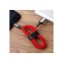 Кабель USB BASEUS C-shaped Light, USB - Lightning, 2.4А, 1 м, красный, интеллектуальный Кабель USB BASEUS C-shaped Light, USB - Lightning, 2.4А, 1 м, красный, интеллектуальный
