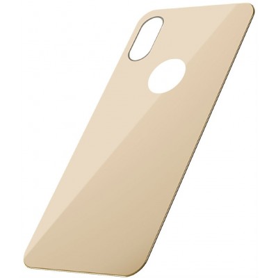 Защитное стекло BASEUS SGAPIPH58-BM0V для iPhone XS, заднее, золотой Защитное стекло BASEUS SGAPIPH58-BM0V для iPhone XS, заднее, золотой