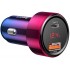 Автомобильное зарядное устройство BASEUS Magic C20C, USB+USB-C, 5A, 45W, красный, дисплей Автомобильное зарядное устройство BASEUS Magic C20C, USB+USB-C, 5A, 45W, красный, дисплей