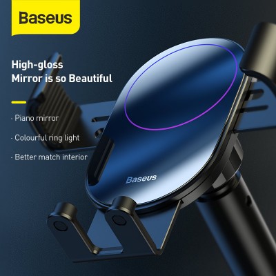 Автомобильный держатель BASEUS Simplism Gravity Car Mount Holder, черный, на присоске Автомобильный держатель BASEUS Simplism Gravity Car Mount Holder, черный, на присоске
