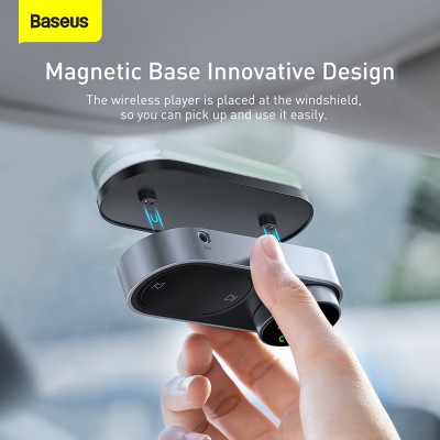 Автомобильный FM-приемник BASEUS Solar, черный Автомобильный FM-приемник BASEUS Solar, черный