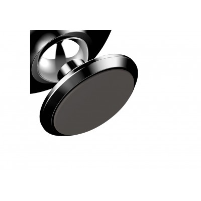 Автомобильный держатель BASEUS Small ears, магнитный, черный, на клею, компактный с регулеровкой Автомобильный держатель BASEUS Small ears, магнитный, черный, на клею, компактный с регулеровкой