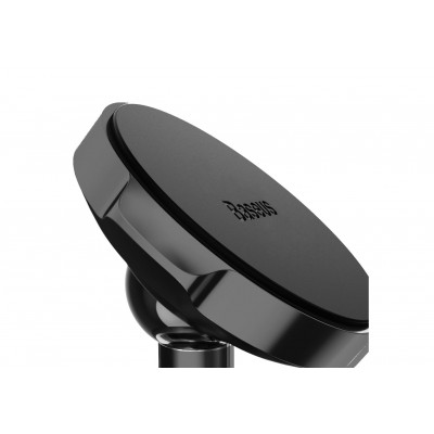 Автомобильный держатель BASEUS Small ears, магнитный, черный, на клею, компактный с регулеровкой Автомобильный держатель BASEUS Small ears, магнитный, черный, на клею, компактный с регулеровкой