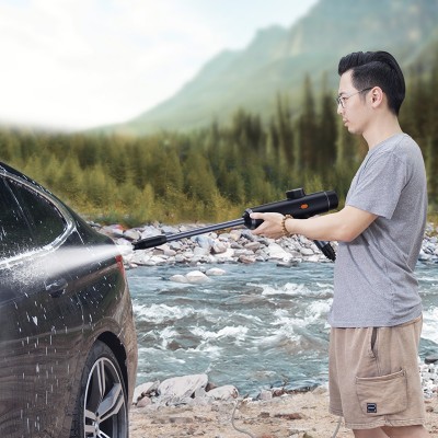 Пистолет для автомойки BASEUS Dual Power Portable Electric Car Wash Spray Nozzle, 2A, черный Пистолет для автомойки BASEUS Dual Power Portable Electric Car Wash Spray Nozzle, 2A, черный