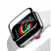 Защитное стекло BASEUS SGAPWA4-E01 для Apple Watch 1/2/3, 0.2mm, прозрачный+черная рамка, 38mm