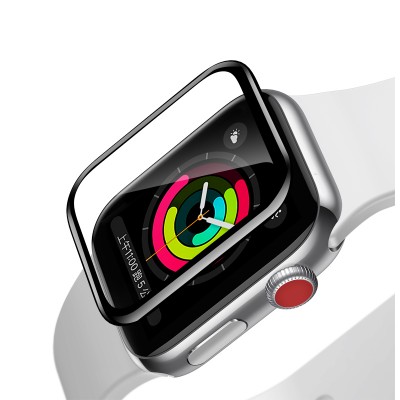 Защитное стекло BASEUS SGAPWA4-E01 для Apple Watch 1/2/3, 0.2mm, прозрачный+черная рамка, 38mm Защитное стекло BASEUS SGAPWA4-E01 для Apple Watch 1/2/3, 0.2mm, прозрачный+черная рамка, 38mm