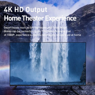 Кабель HDMI BASEUS Enjoyment Series, 4KHD - 4KHD, 3 м, черный Кабель HDMI BASEUS Enjoyment Series, 4KHD - 4KHD, 3 м, черный