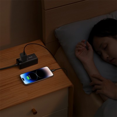 Зарядное устройство BASEUS GaN5 Fast Charger(mini) USB-C, 3A, 20W, черный Зарядное устройство BASEUS GaN5 Fast Charger(mini) USB-C, 3A, 20W, черный