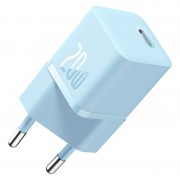 Зарядное устройство BASEUS GaN5 Fast Charger(mini) USB-C, 3A, 20W, синий