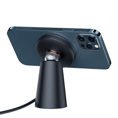 Беспроводное зарядное устройство BASEUS Simple Magnetic Stand Wireless, 2A, черный Беспроводное зарядное устройство BASEUS Simple Magnetic Stand Wireless, 2A, черный
